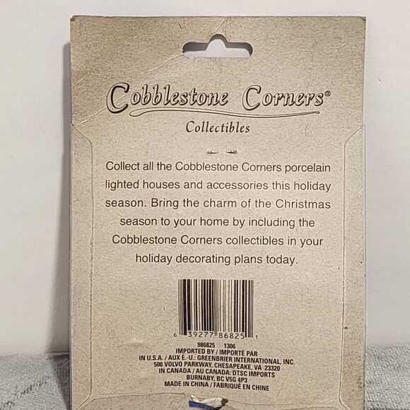 Cobblestone Corners Collectibles Christmas Village potted tress - Picture 6 of 6